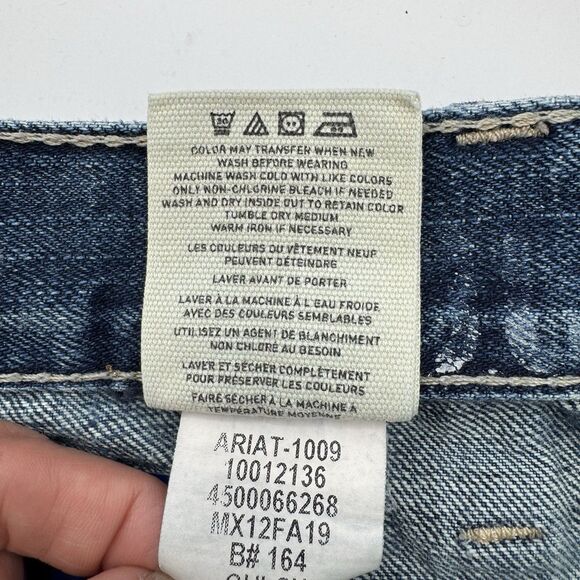 Ariat M4 Low Rise Boot Cut Jeans In Gulch Wash Men 38x36 Cotton - Picture 12 of 15